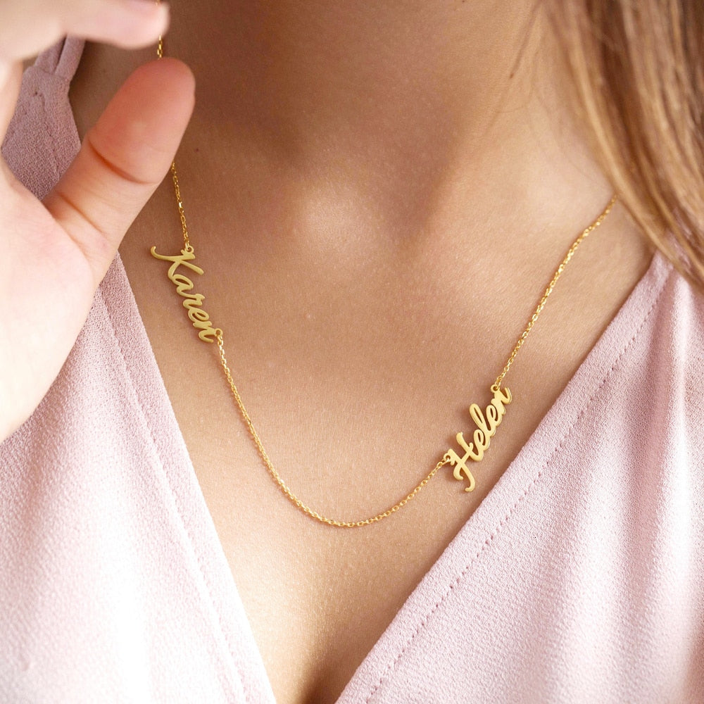 Personalized Name Choker Necklace. Mother's Day or Birthday Gift. WickedYo.
